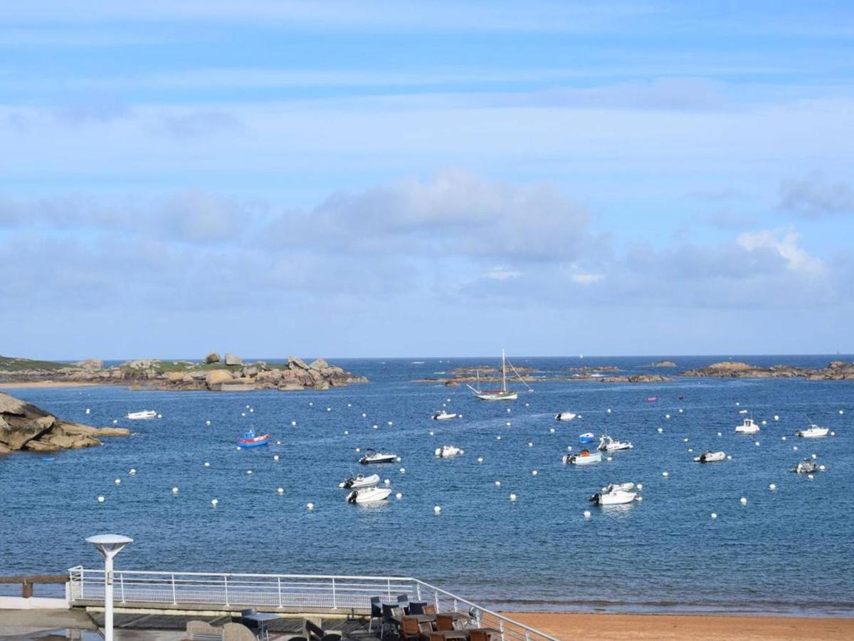 Appartement Terrasse Bord De Mer A Tregastel Avec Parking - Fr-1-368-19 Buitenkant foto